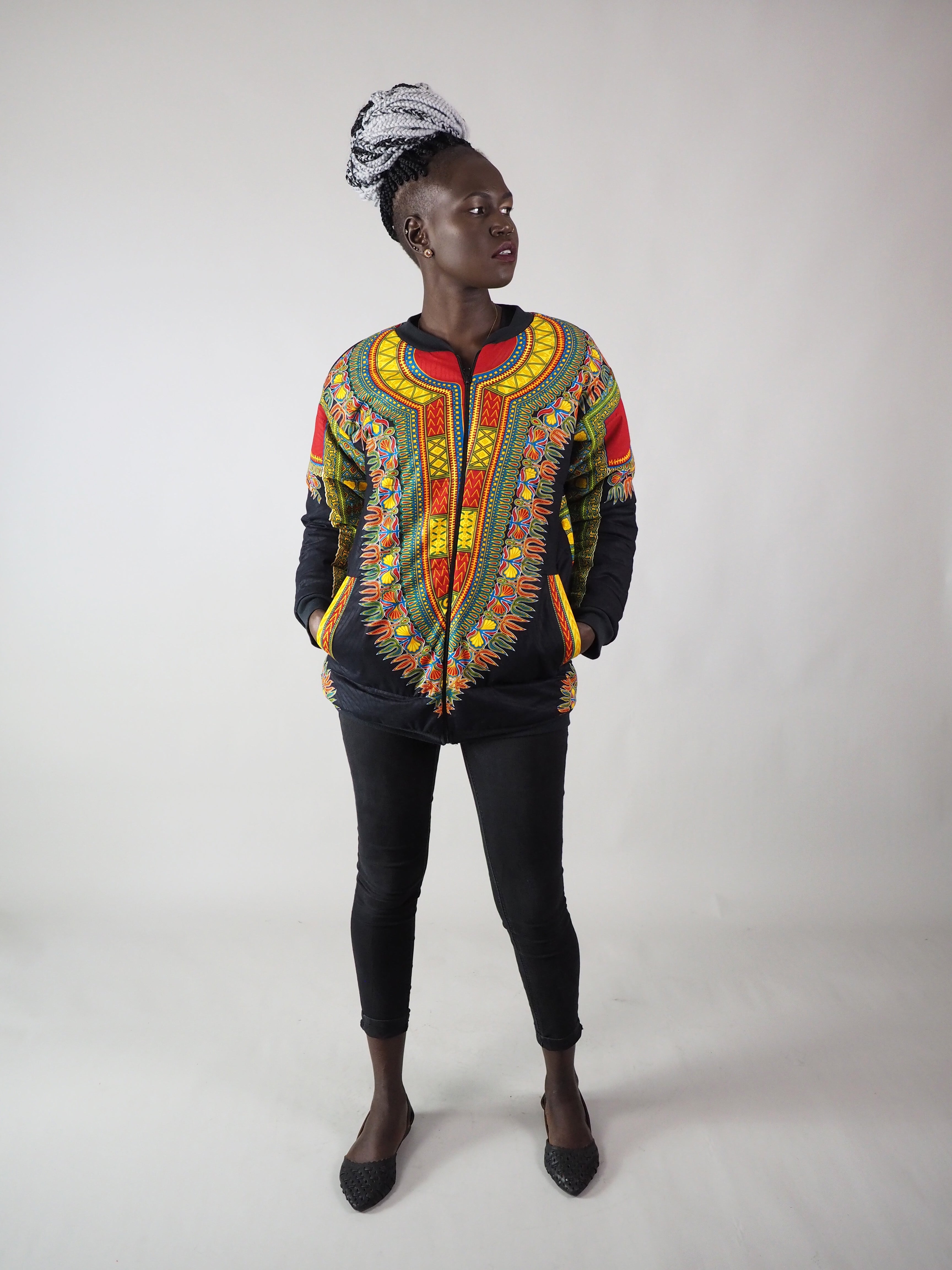 FOLAWA AFRICAN PRINT JACKET - Afreekline