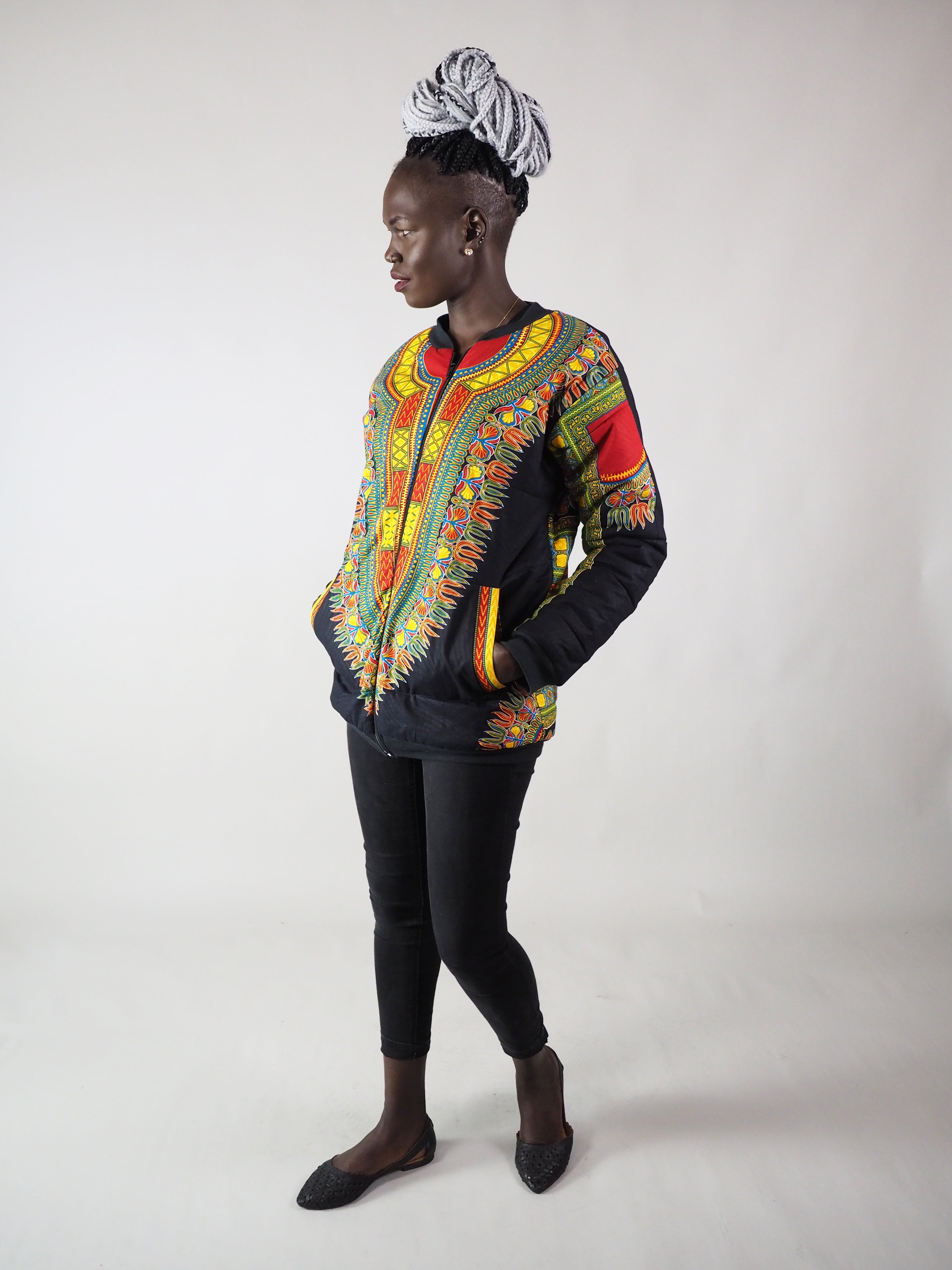 FOLAWA AFRICAN PRINT JACKET - Afreekline