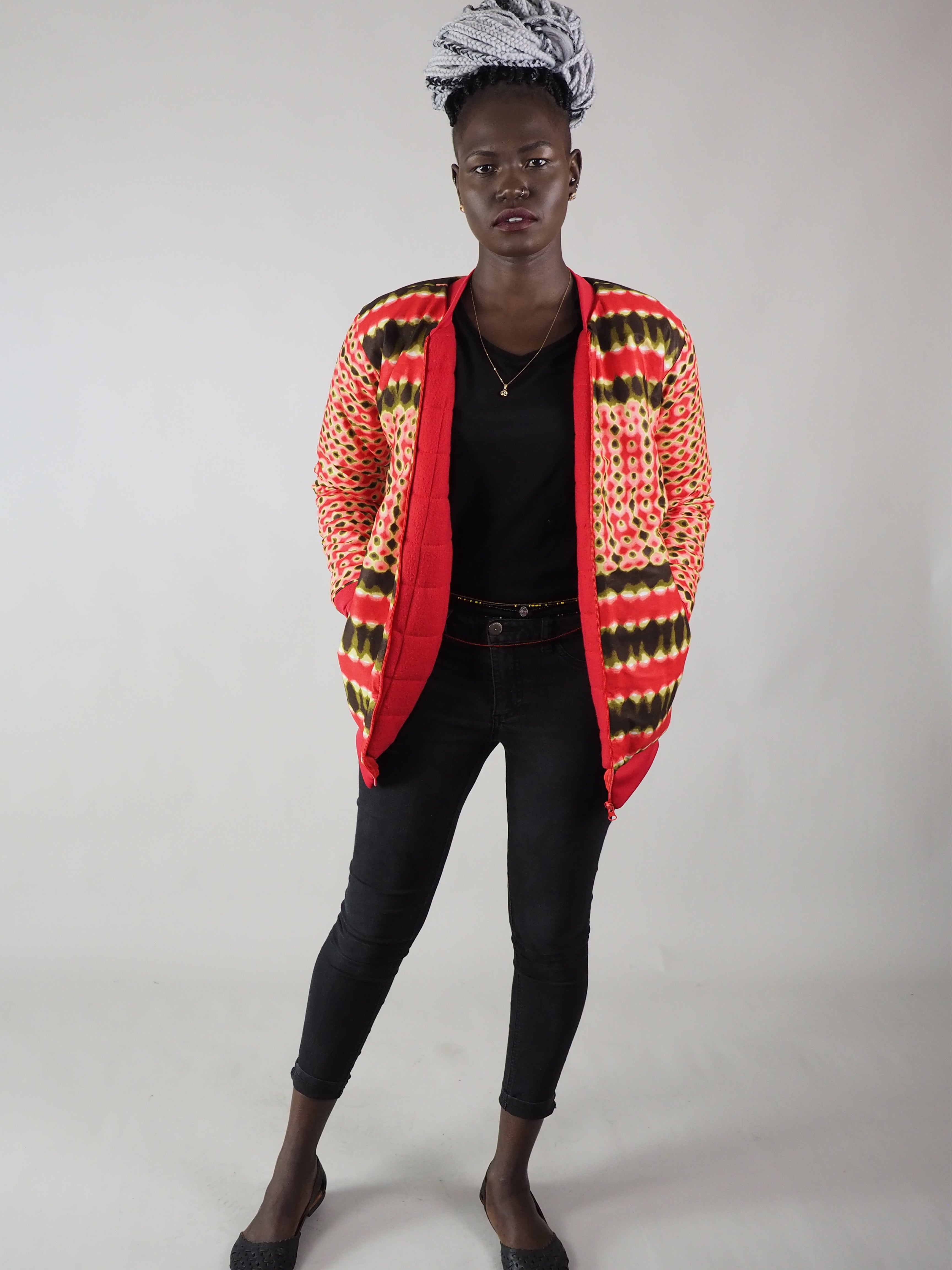 BENAH AFRICAN PRINT JACKET - Afreekline