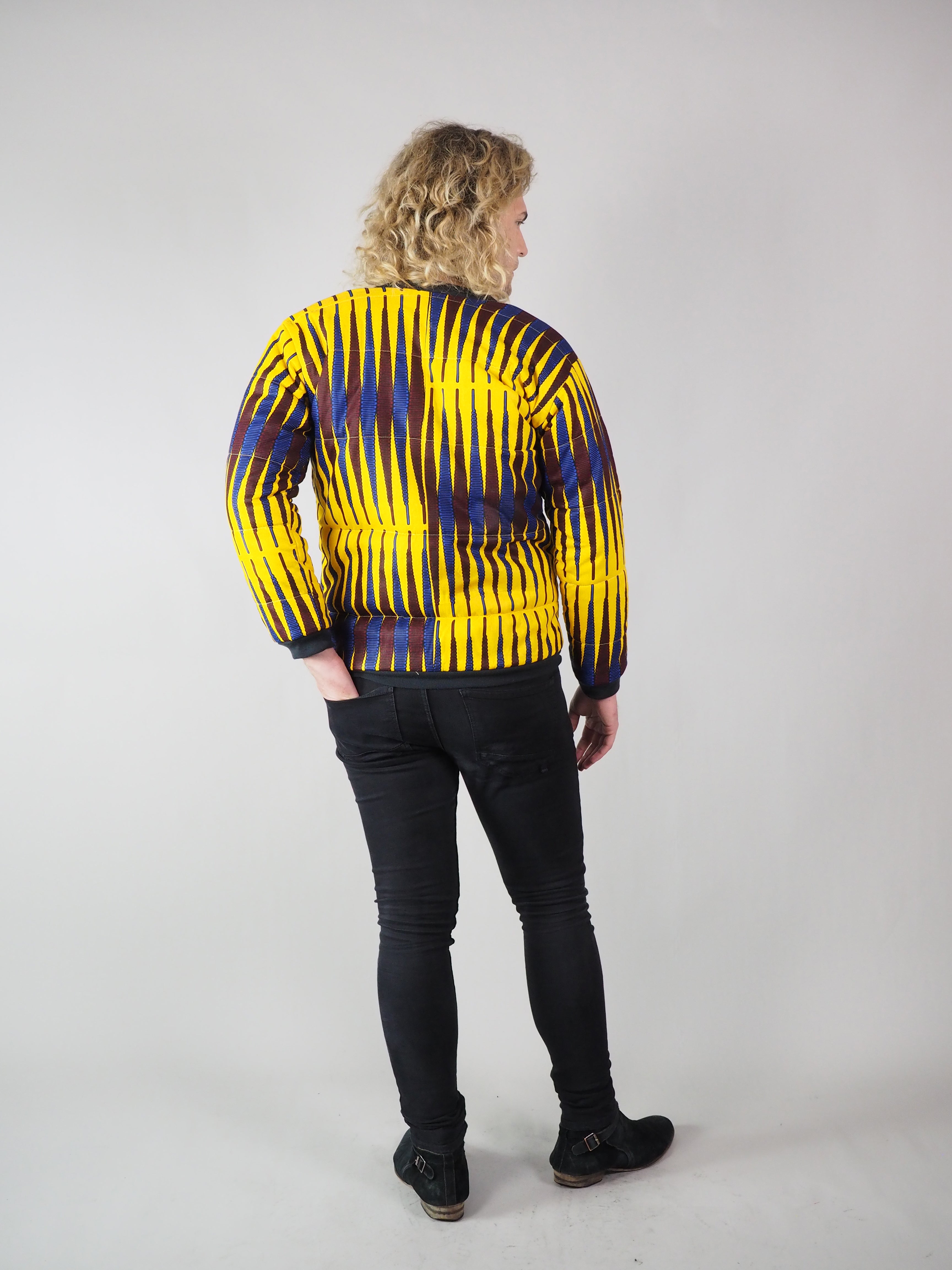 MONALO AFRICAN PRINT JACKET - Afreekline