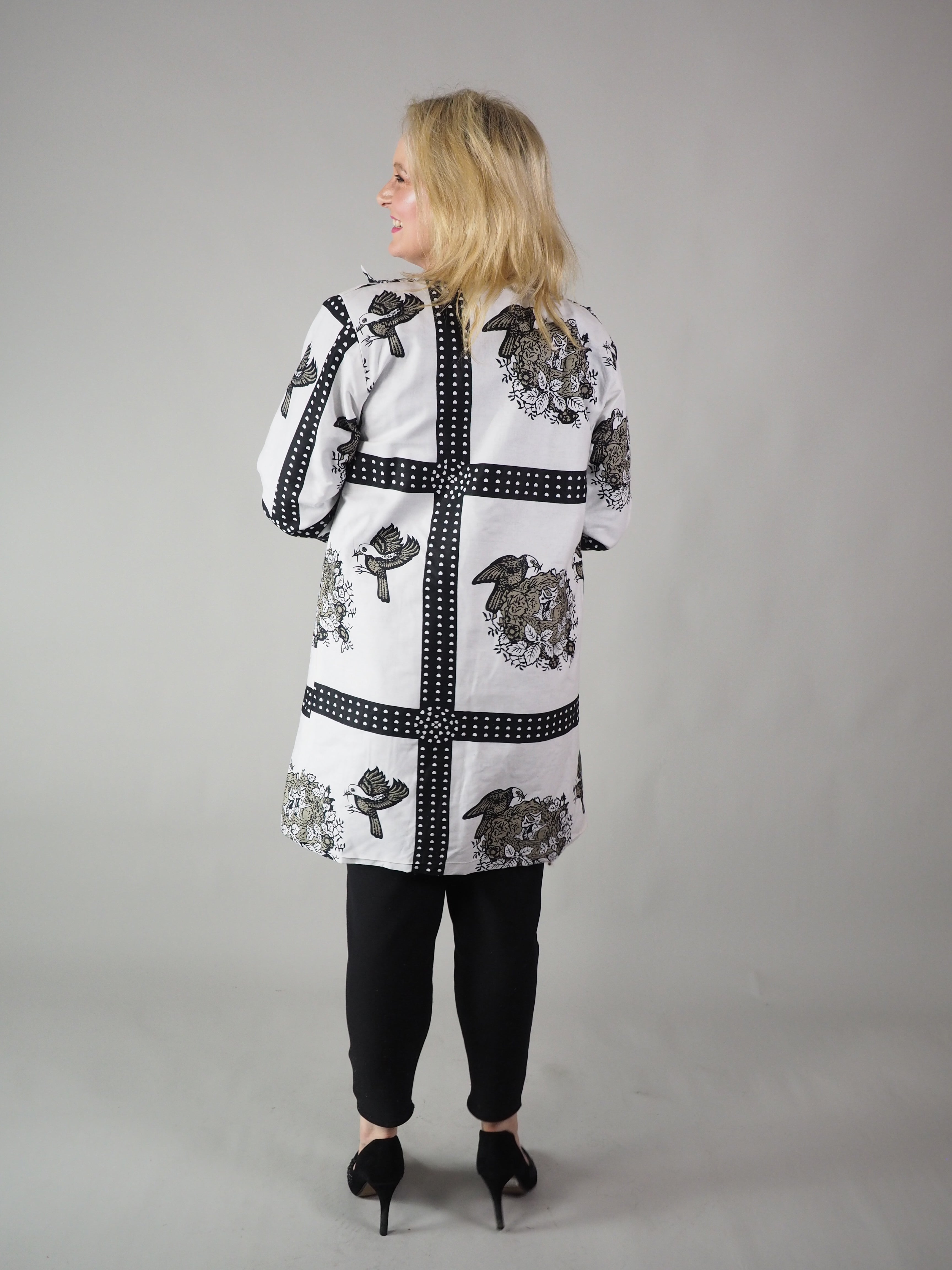 AFRICAN PRINT LADIES' MOILI COAT - Afreekline