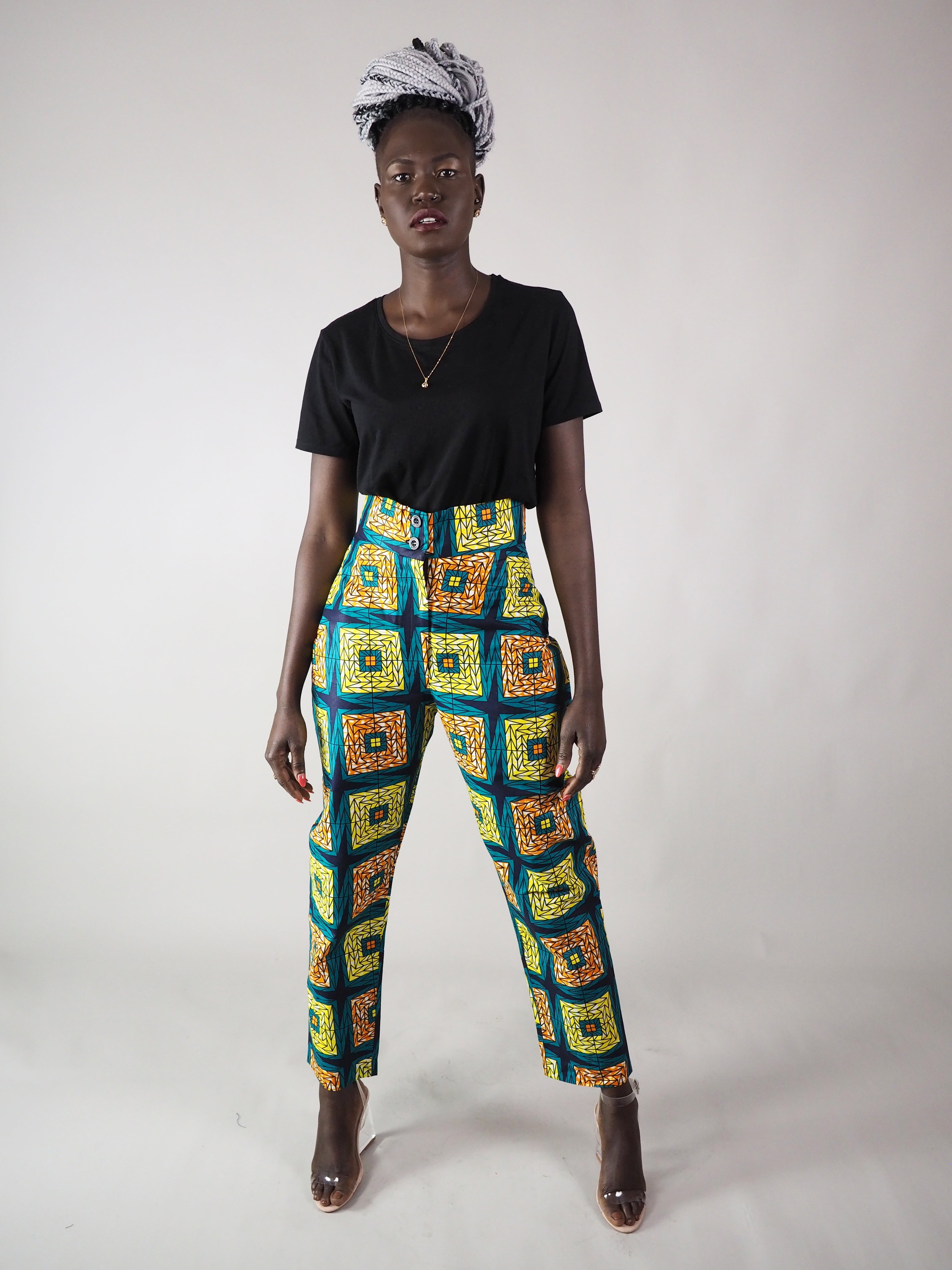 AFRICAN PRINT LADIES' MANDY PANTS - Afreekline