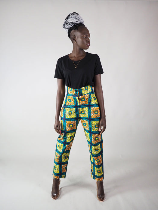 AFRICAN PRINT LADIES' MANDY PANTS - Afreekline