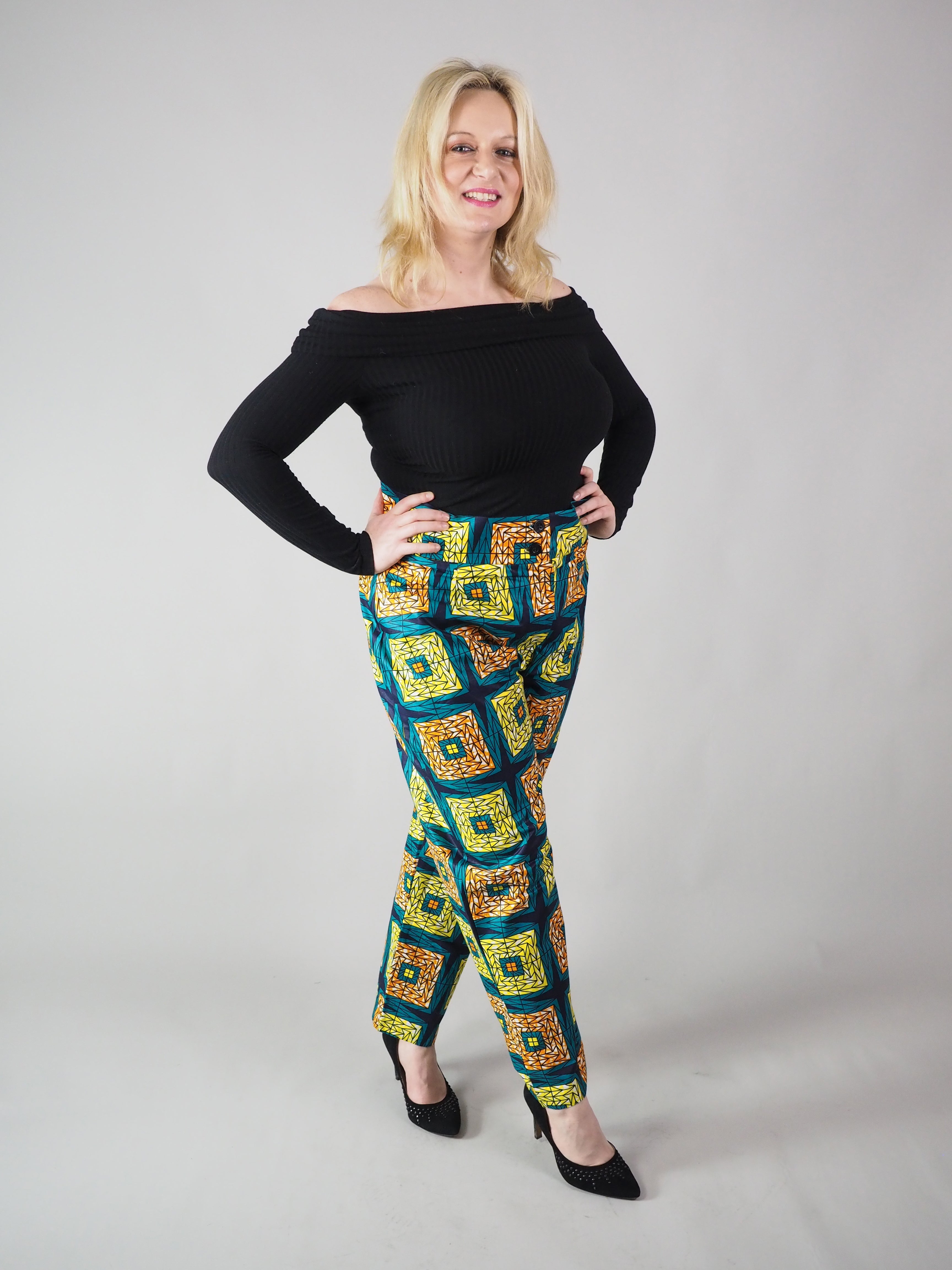 AFRICAN PRINT LADIES' MANDY PANTS - Afreekline