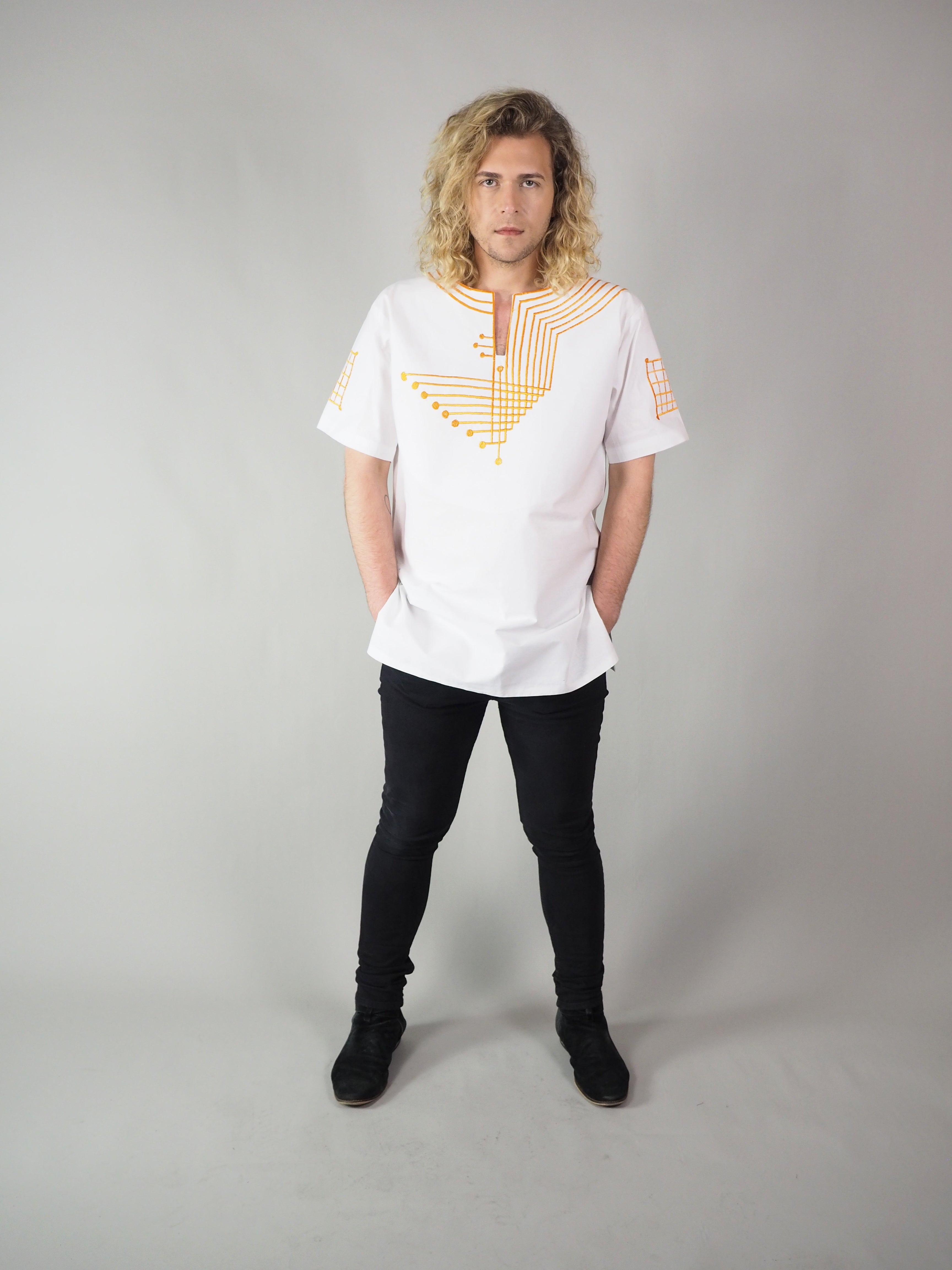 ATRON EMBROIDERED MEN'S SHIRT - Afreekline