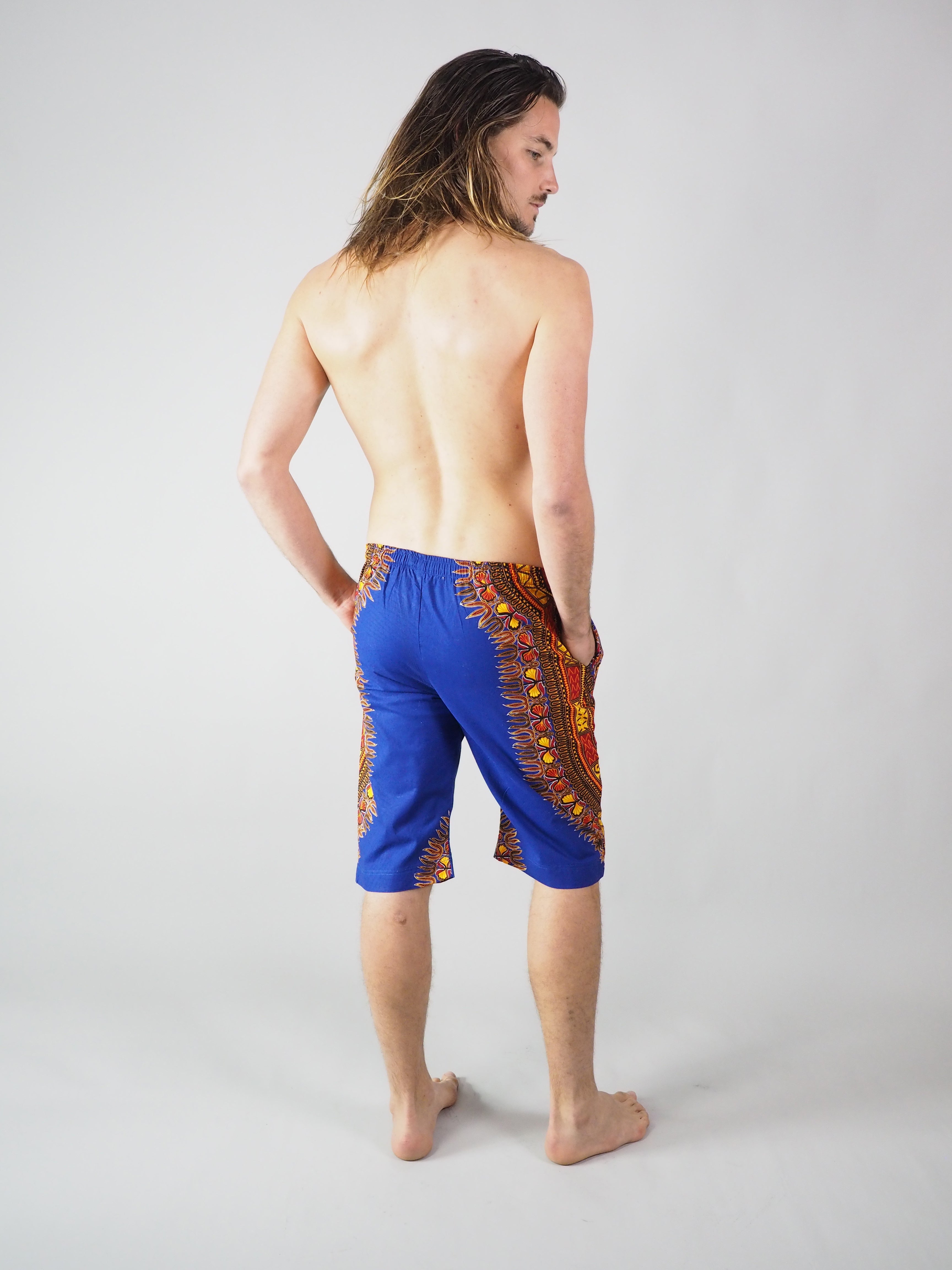 OUTSAN AFRICAN PRINT MEN'S SHORT - Afreekline