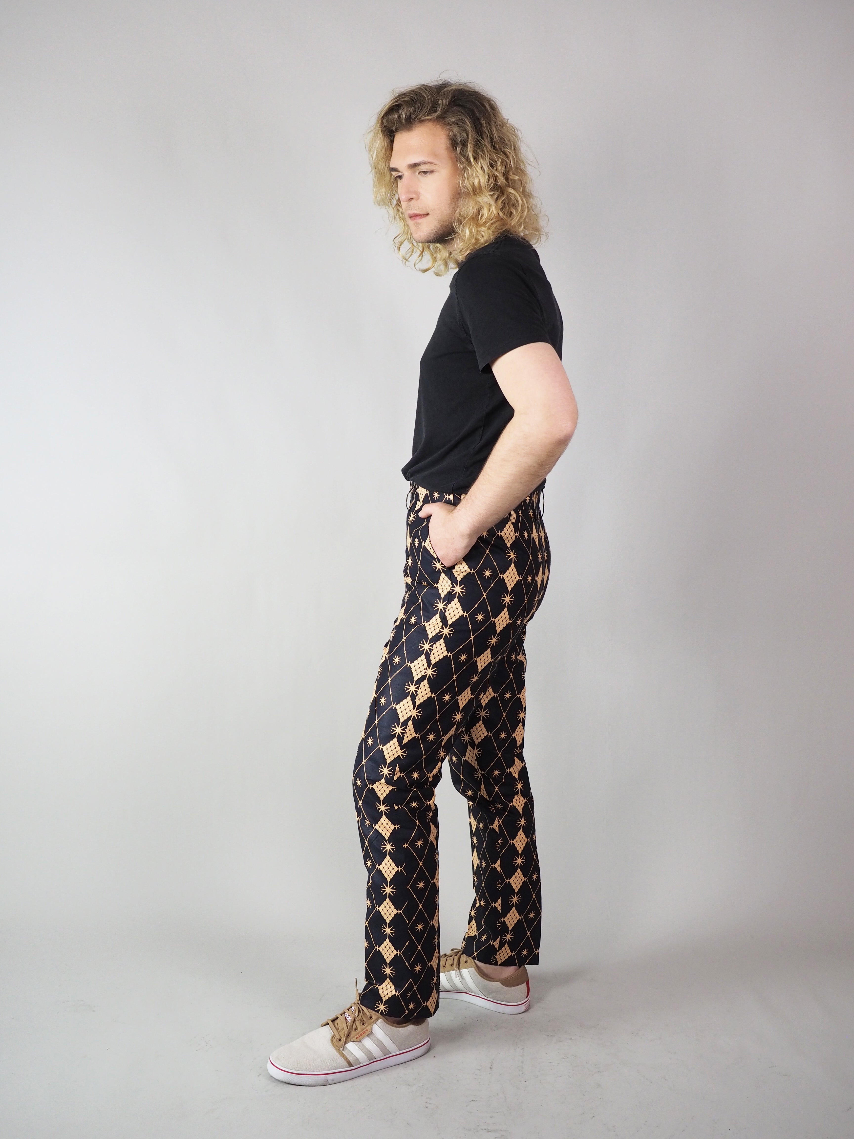 TEGA AFRICAN PRINT MEN'S FORMAL TROUSERS - Afreekline