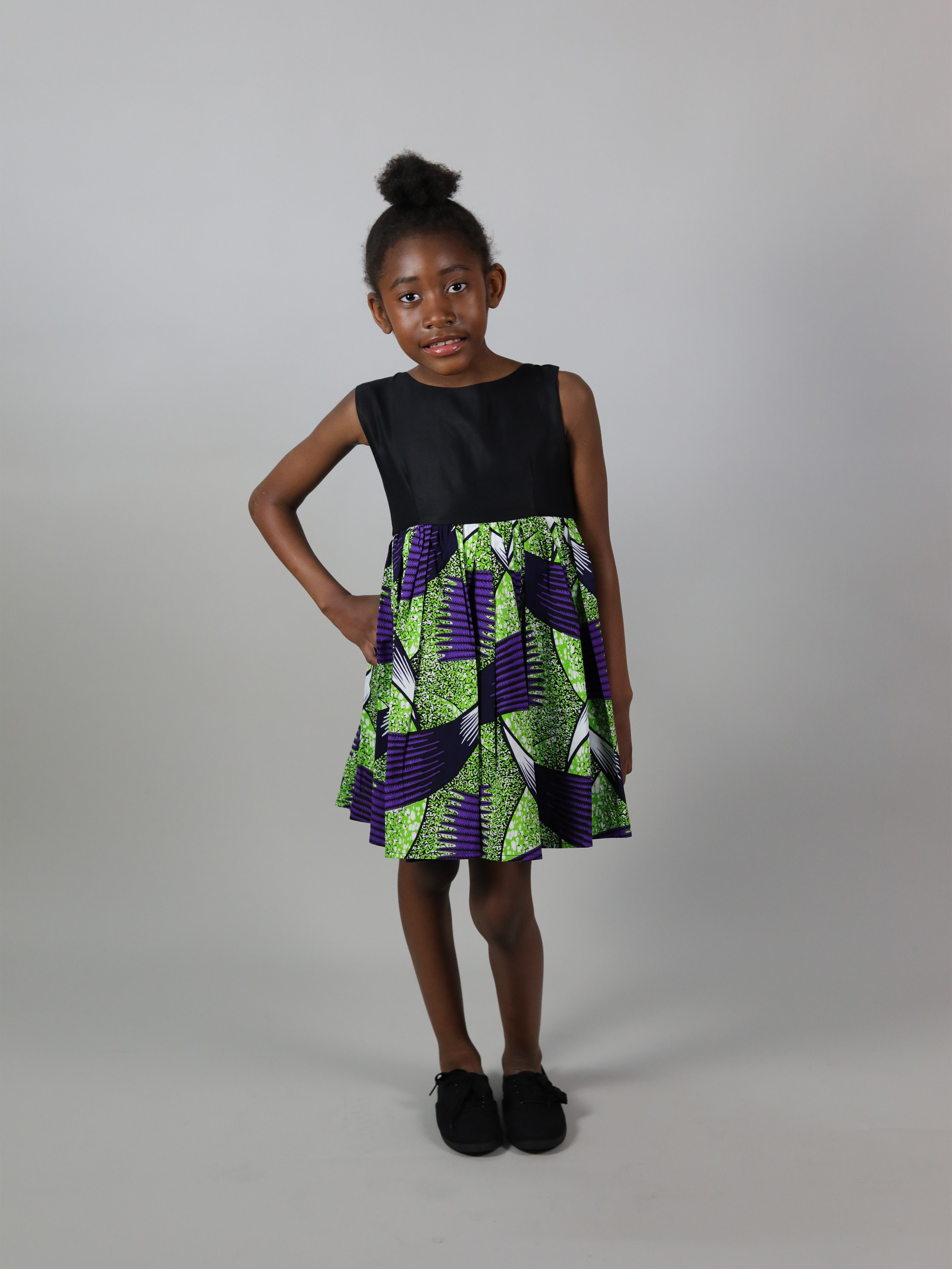 SEMAYA AFRICAN PRINT KIDS DRESS - Afreekline