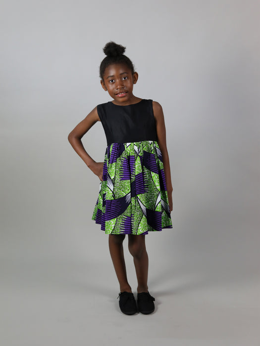 SEMAYA AFRICAN PRINT KIDS DRESS - Afreekline