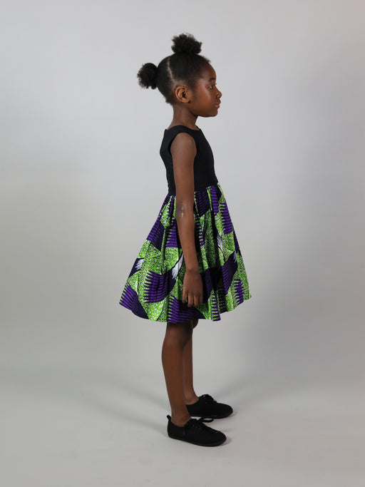 SEMAYA AFRICAN PRINT KIDS DRESS - Afreekline