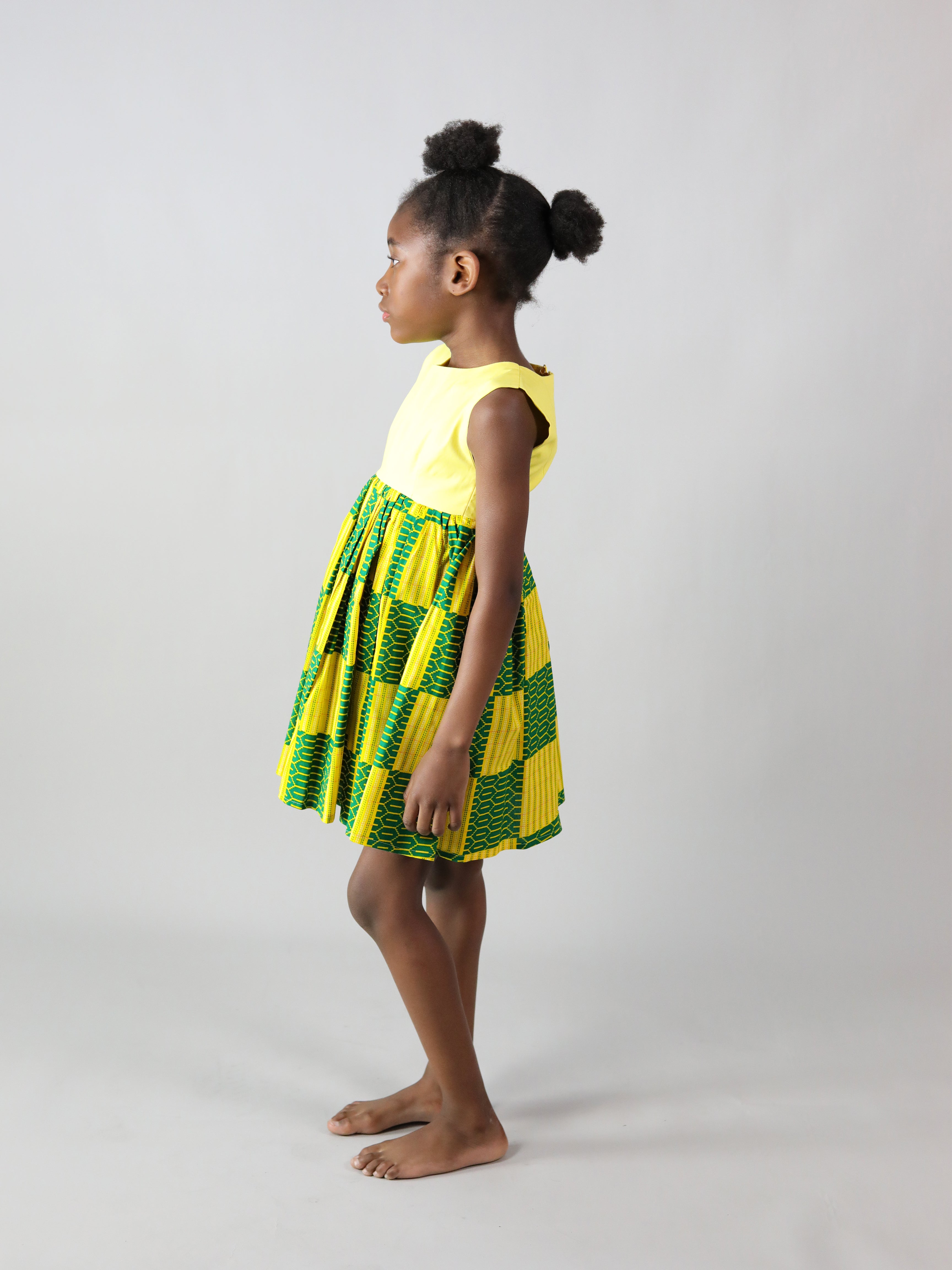 MELINDA AFRICAN PRINT KIDS DRESS - Afreekline