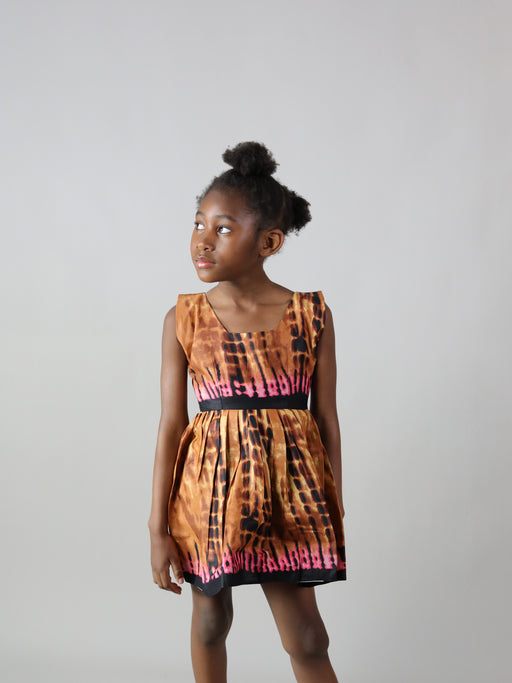 MIYAAN AFRICAN PRINT KIDS DRESS - Afreekline