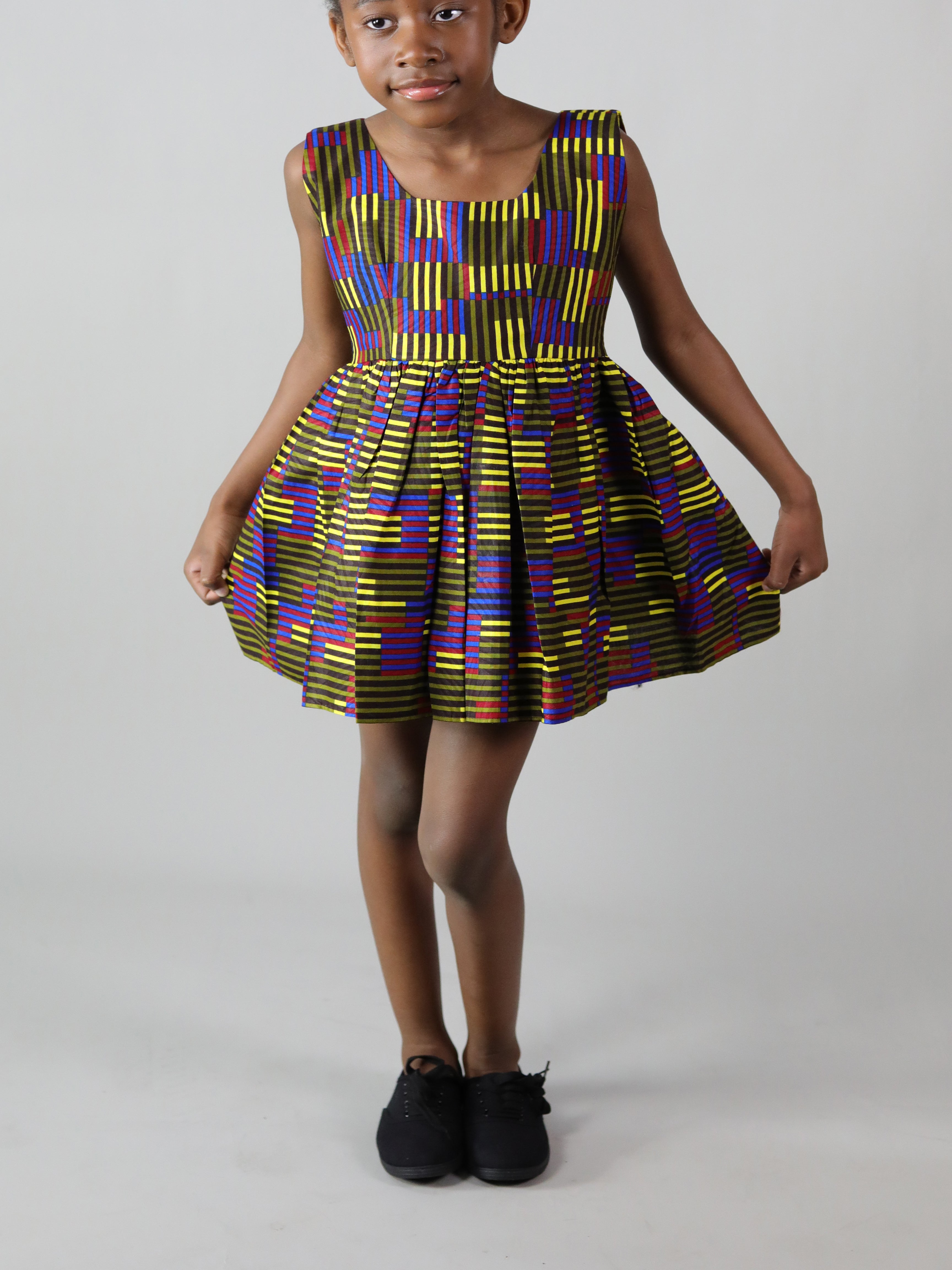 KINIRA AFRICAN PRINT KIDS DRESS - Afreekline