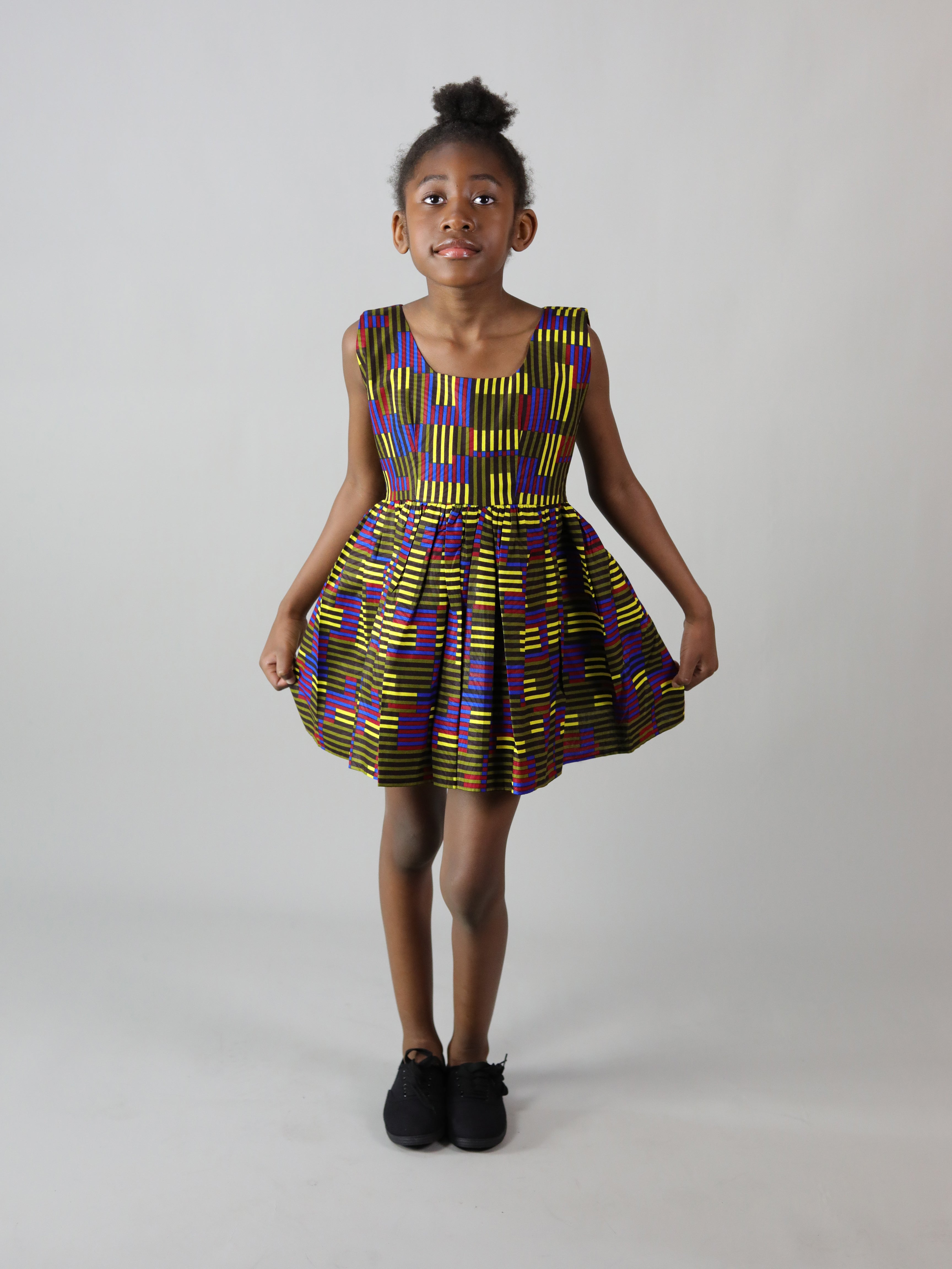 KINIRA AFRICAN PRINT KIDS DRESS - Afreekline