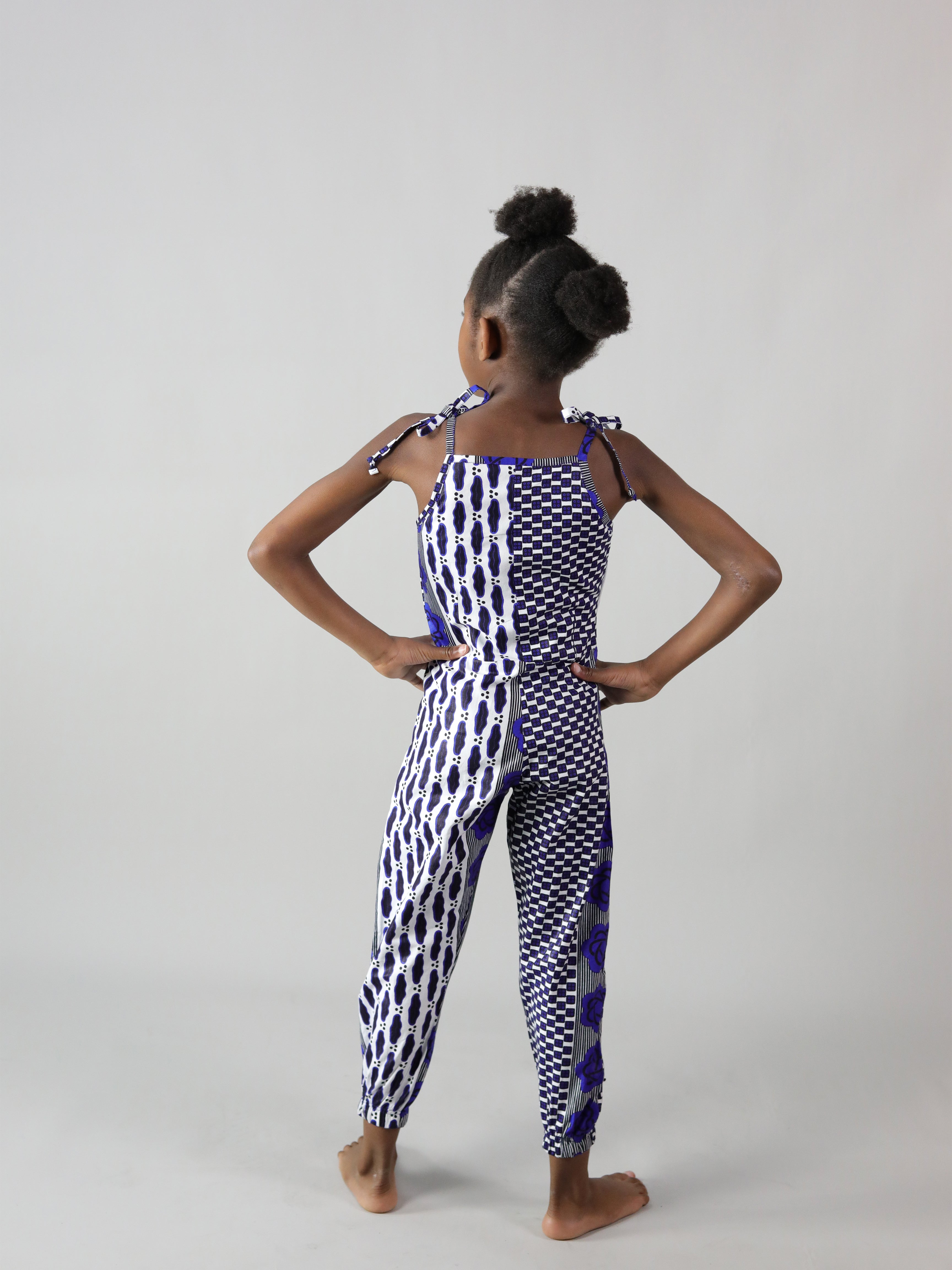 ASEKI AFRICAN PRINT KIDS JUMPSUIT - Afreekline