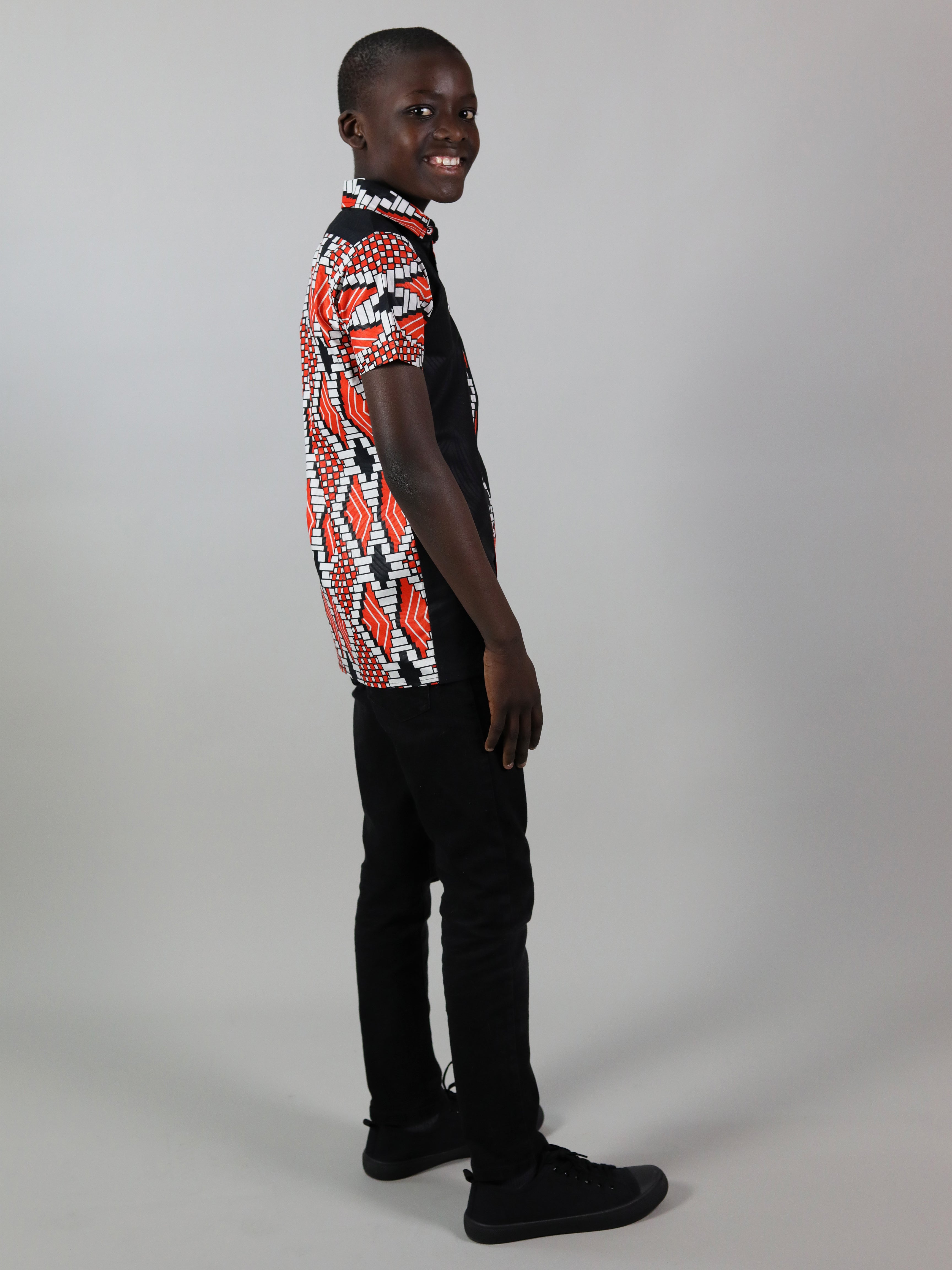 FORAH AFRICAN PRINT BOYS SHIRT - Afreekline