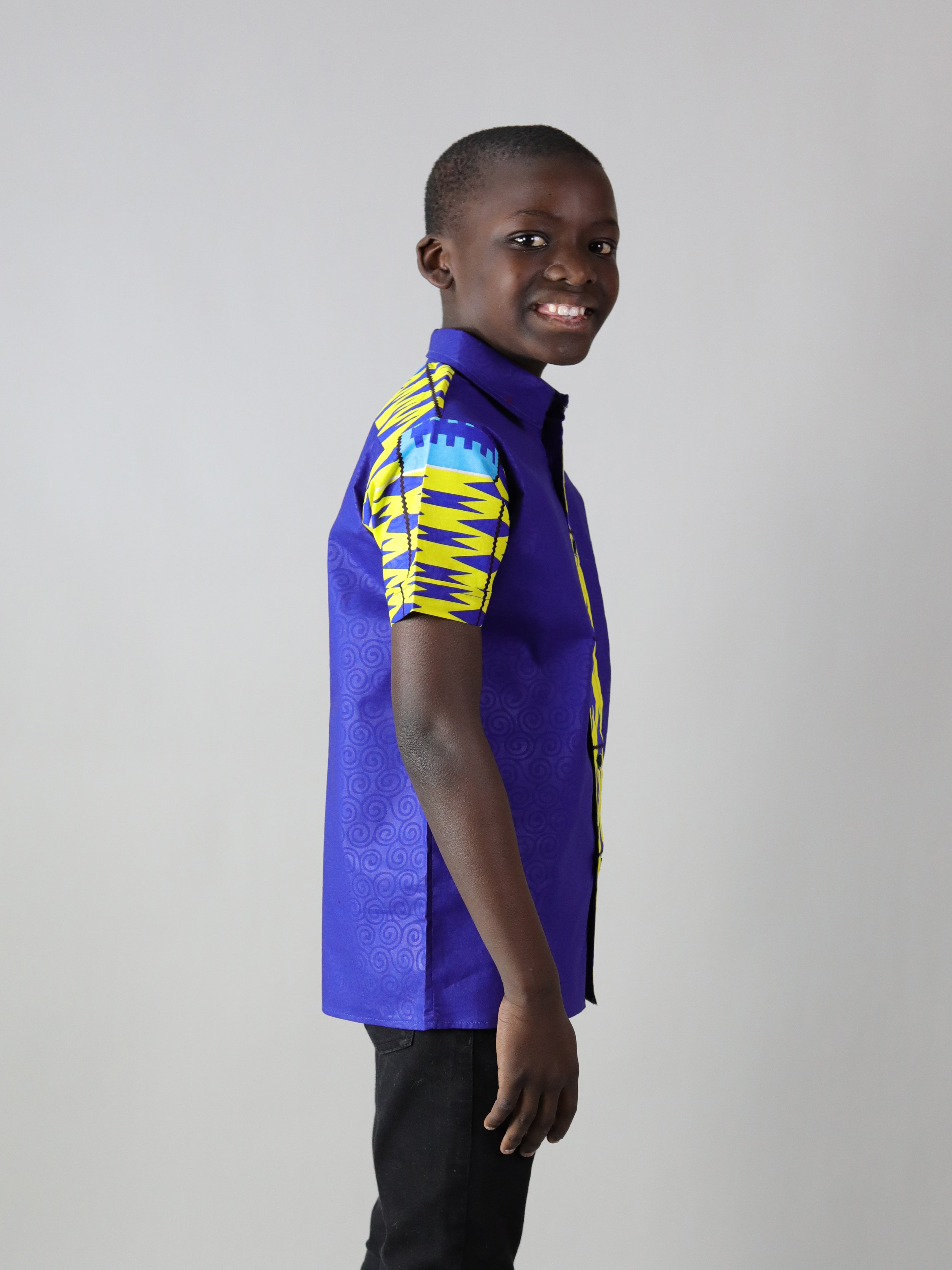 LITTI AFRICAN PRINT BOYS SHIRT - Afreekline