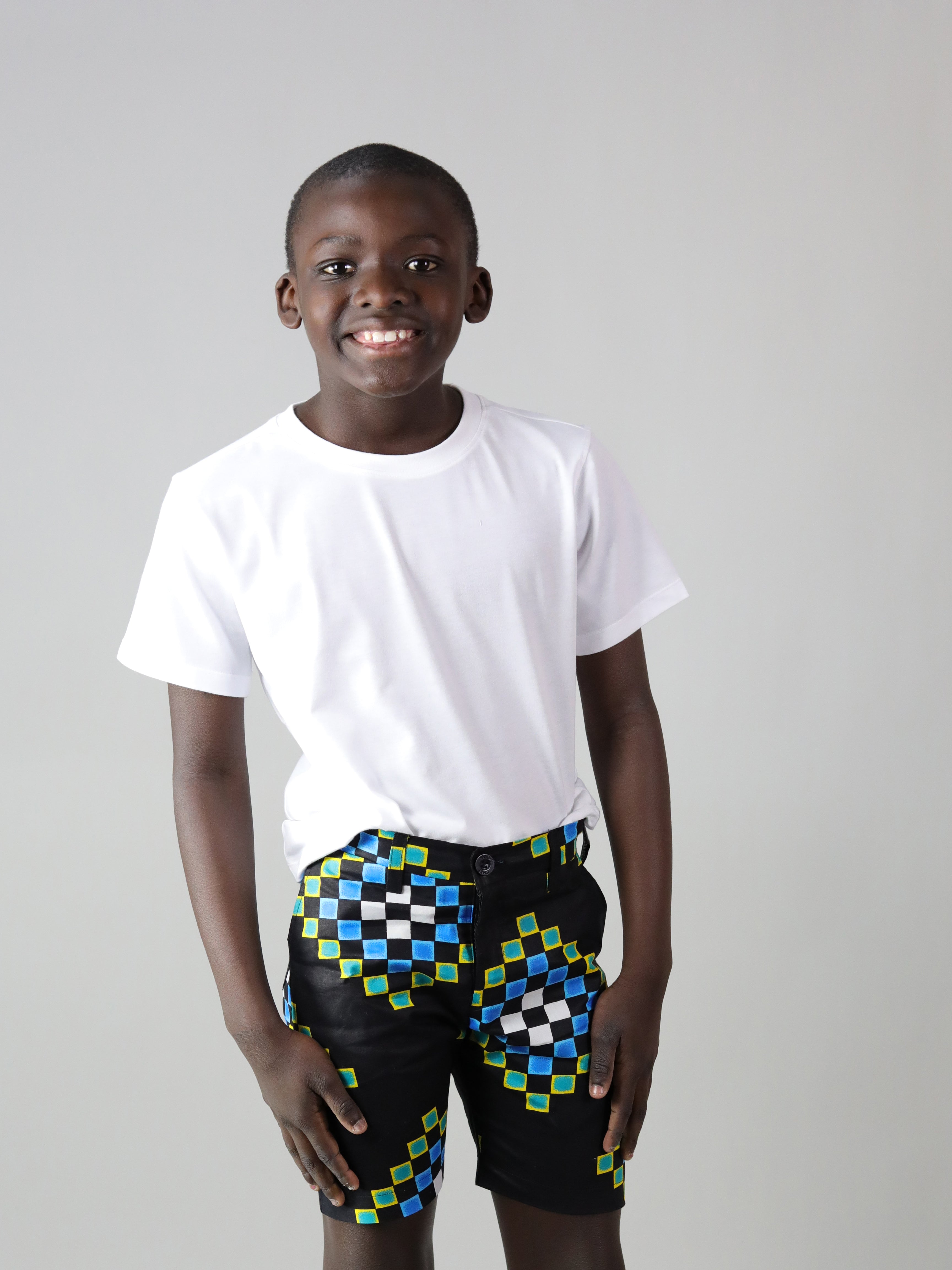 RAI AFRICAN PRINT BOYS SHORT - Afreekline