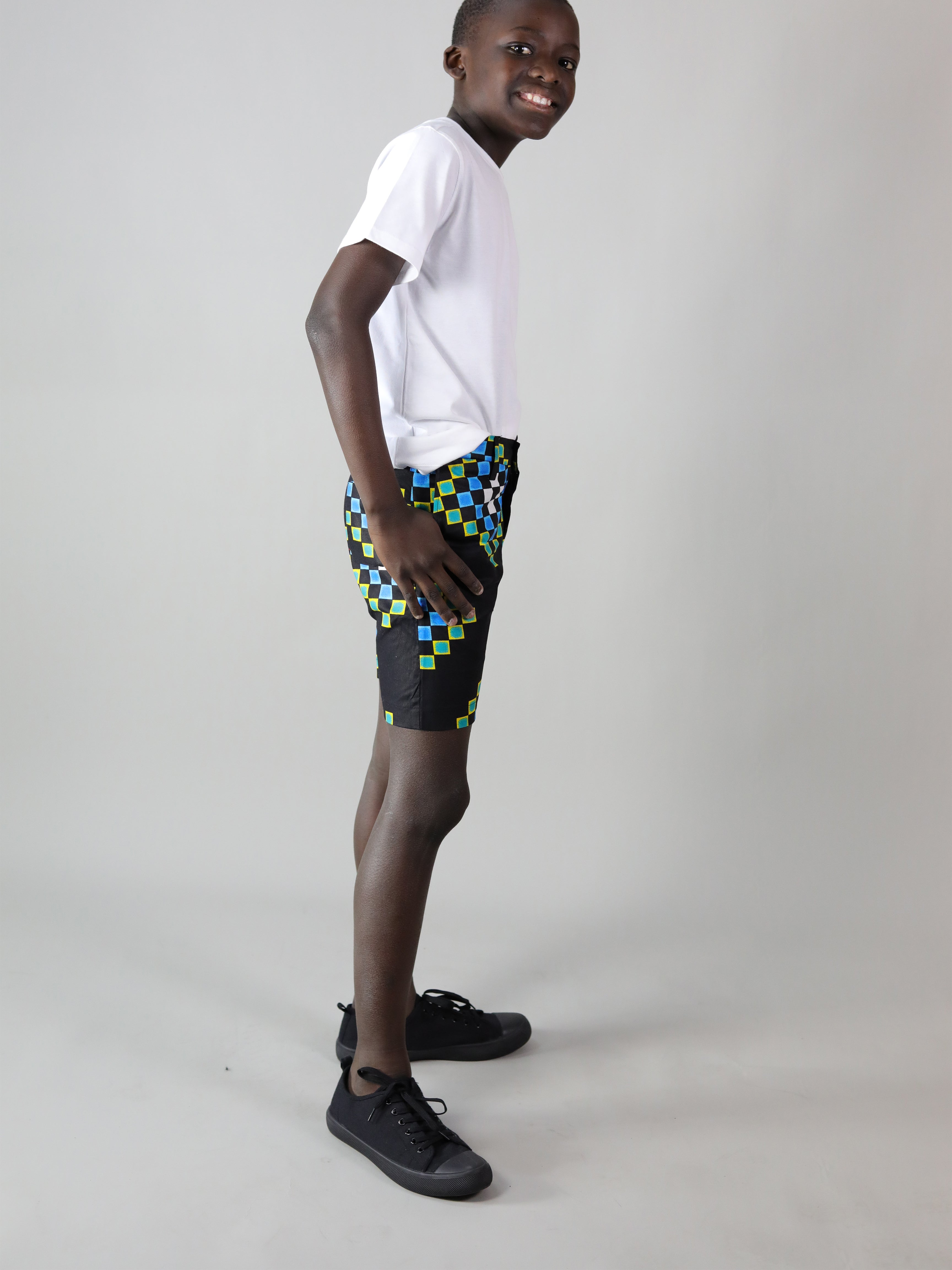 RAI AFRICAN PRINT BOYS SHORT - Afreekline