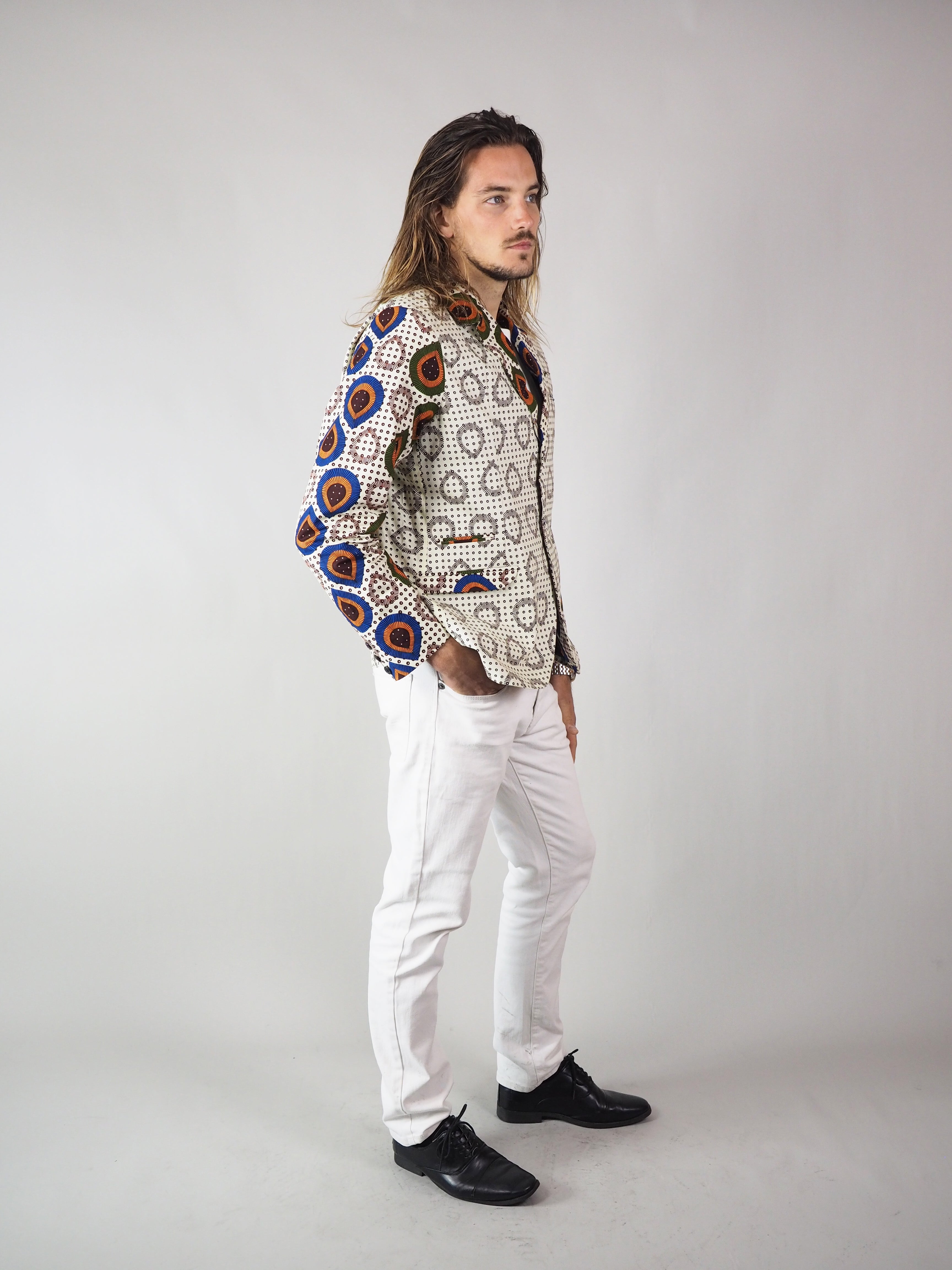 JAAN AFRICAN PRINT MEN'S BLAZER - Afreekline